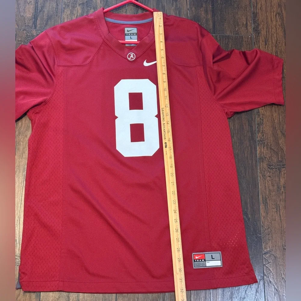 Alabama Julio Jones Nike Team Jersey Men's Size Large Red #‎ 8